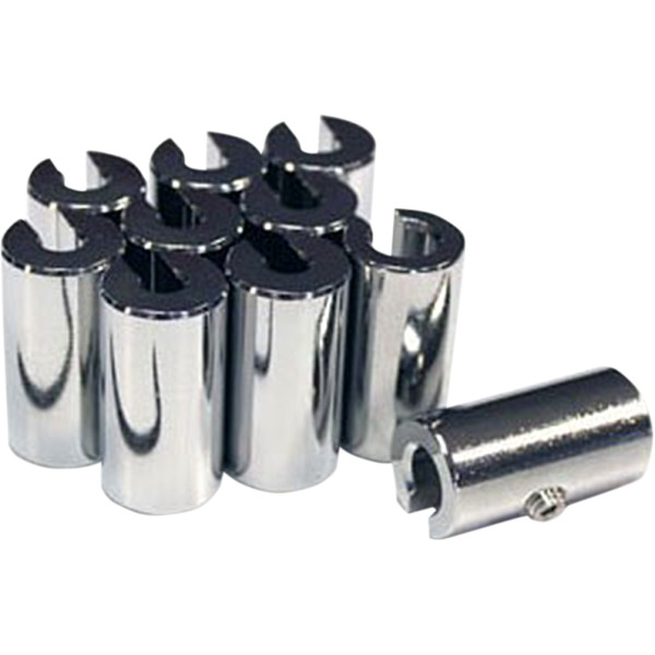 スポーク ホイール ウエイト クローム仕上げ真鍮 35グラム 10個入り