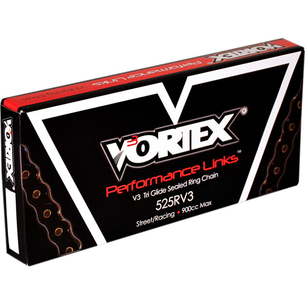 チェーン カシメタイプ 525RV3/120L 黒