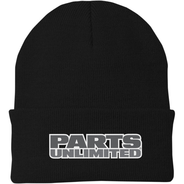 ニット帽 Parts Unlimited 黒/グレー