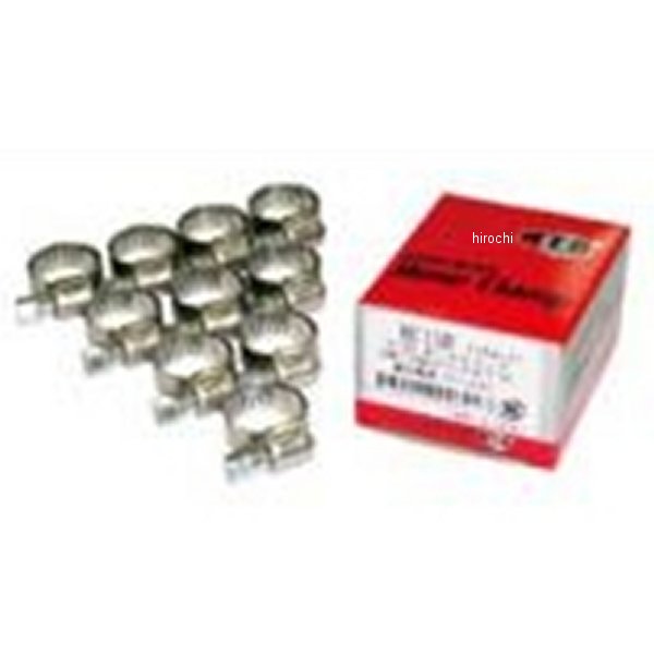 ホースクランプ バンドタイプ 7-15φ 10個入り