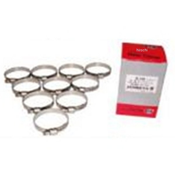 ホースクランプ バンドタイプ 38-46φ 10個入り