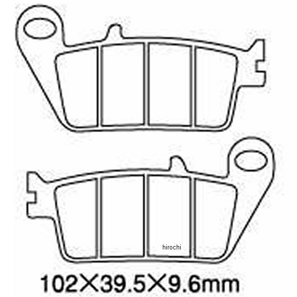 ブレーキパッド フロント 91年-03年 シャドウ、ジェイド HD156/2