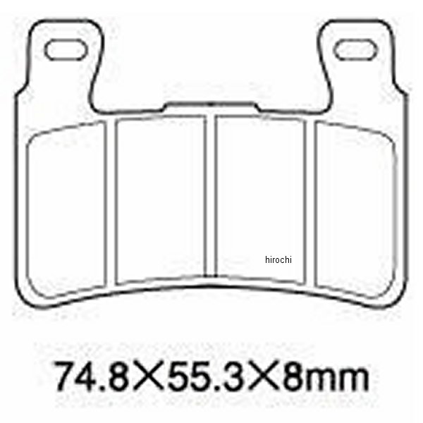 ブレーキパッド フロント 99年-04年 CB1300、CBR400 HD166/2