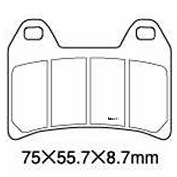 ブレーキパッド フロント 95年-96年 XJR400 YA262