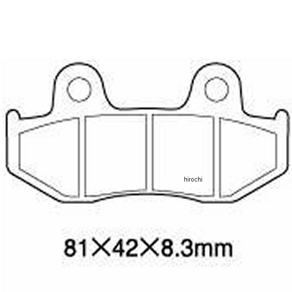 ブレーキパッド リア スカイブウエイブ400、スカイブウエイブ250 SZ356