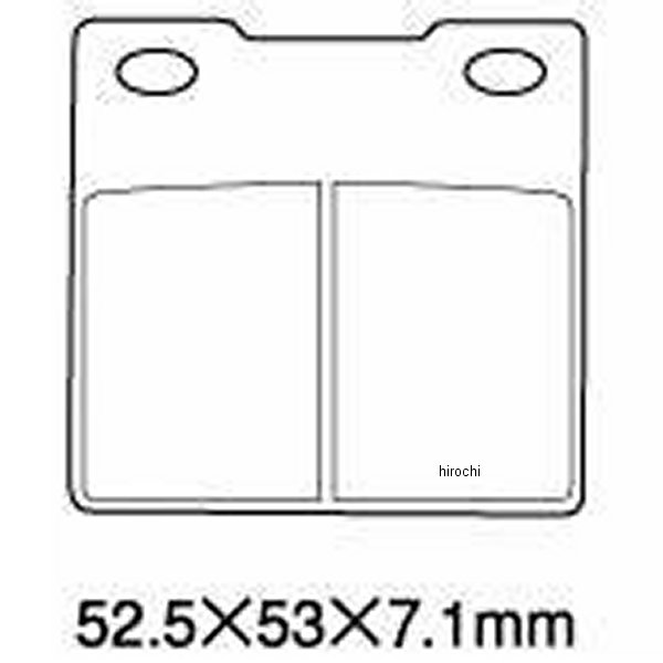 ブレーキパッド リア 01年-08年 ZRX1200R KS327/2