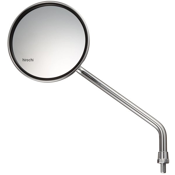 ミラー 丸型 メッキ 8mm 左側