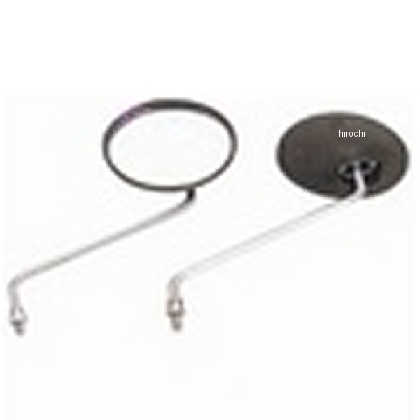 ミラー 丸型 メイト 黒/メッキ 8mm 右側 1Y0-26290-00