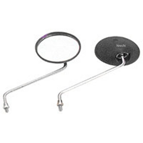 ミラー 丸型 メイト 黒 8mm 左側 1Y0-26290-10