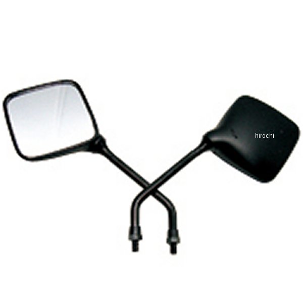 ミラー 角型 黒 8mm 左右共通