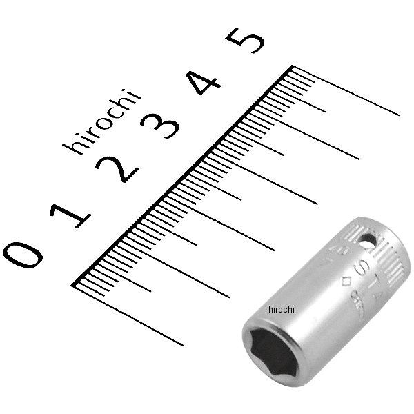 1/4インチsq ソケット (6角) 7mm