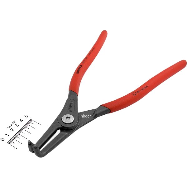 軸用スナップリングプライヤー 曲