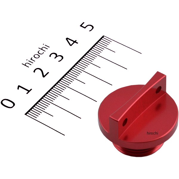 オイルフィラーキャップ 赤 M20×P1.5