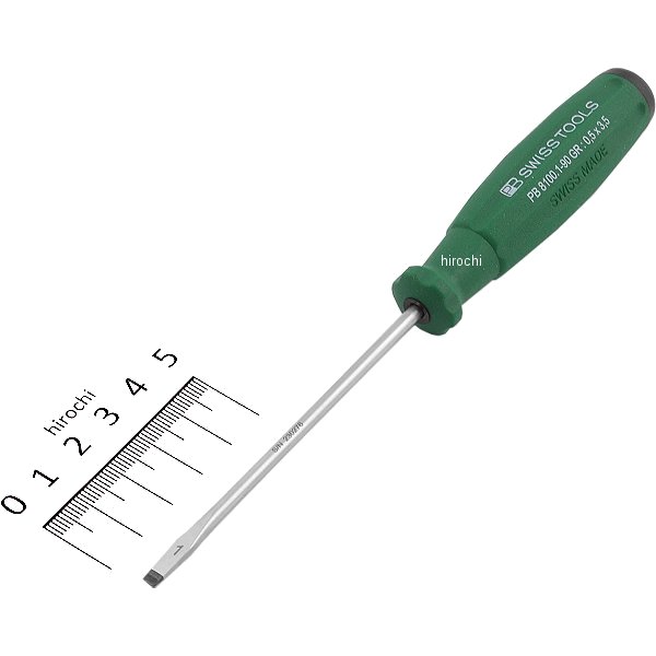 スイスツールズ  Swiss Tools レインボーマイナスドライバー 緑