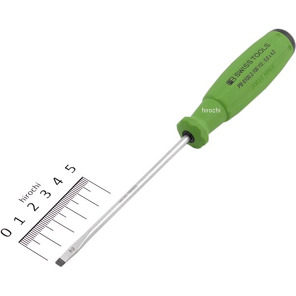 スイスツールズ  Swiss Tools レインボーマイナスドライバー 黄緑