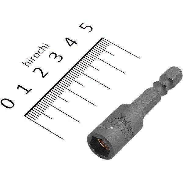 1/4インチ H ナットセッターマグネット付(W溝) 全長50mm 8mm