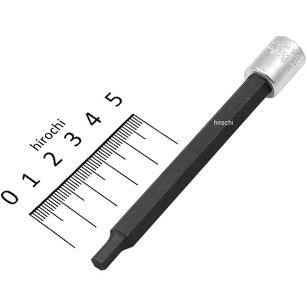 1/4インチsq ヘックスビットソケット 全長100mm 5mm