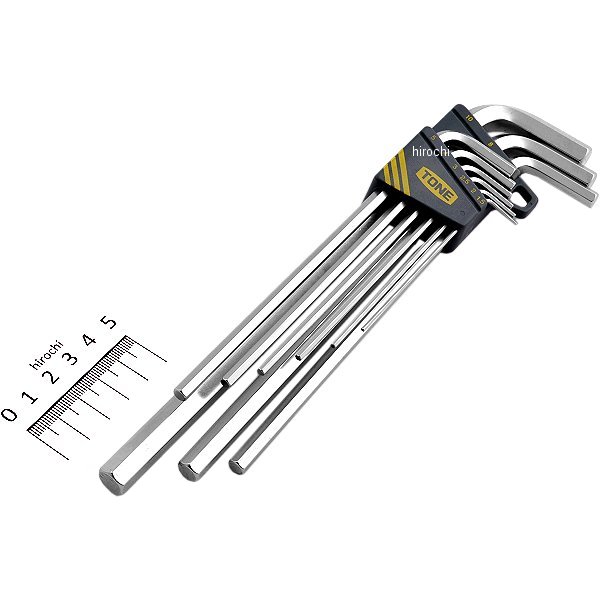 マスターツールロング六角棒L形レンチセット