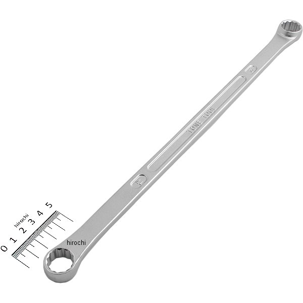 超ロング めがねレンチ (ストレート) 両口 対辺 17-19mm 長さ 405mm