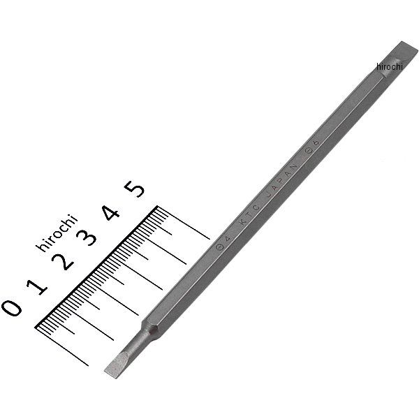 差し替えドライバ マイナスビット 4mm＆6mm