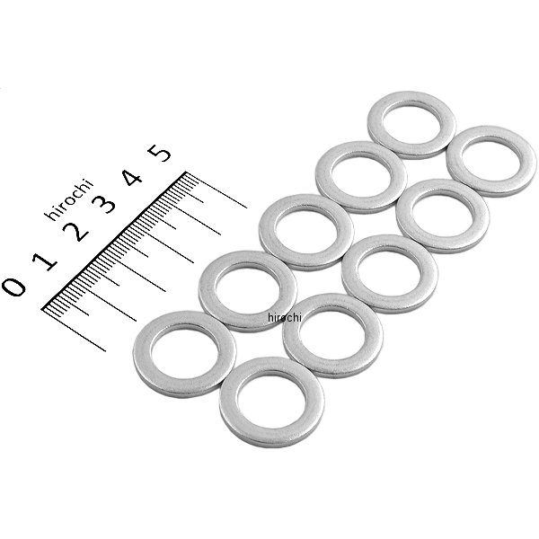 22.0x14.2x2.0mm ドレンパッキン アルミ製/10個