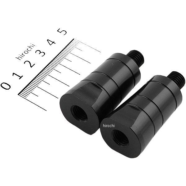 ポッシュ POSH ZRタイプウインカー 延長ステー40mmロング 黒