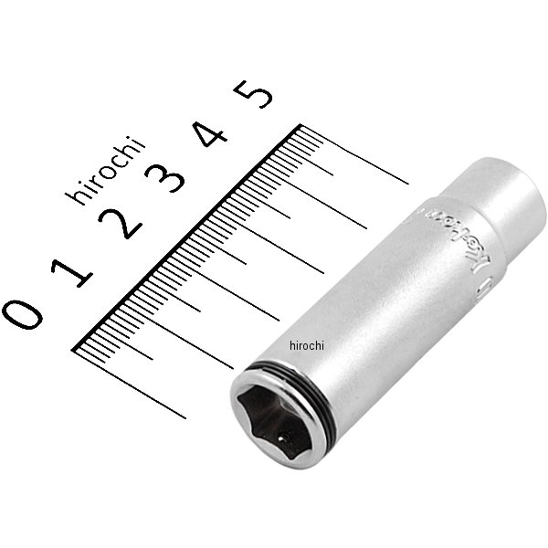 1/4インチsq ナットグリップディープソケット 10mm
