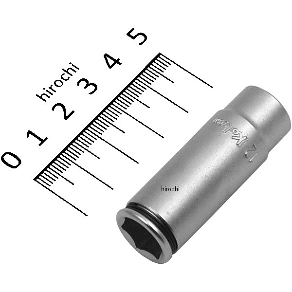 1/4インチsq ナットグリップディープソケット 12mm