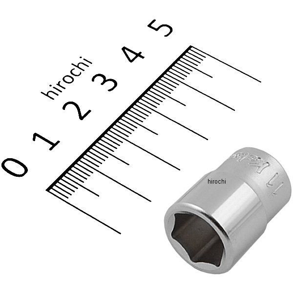1/4インチsq 6角スタンダードソケット 11mm