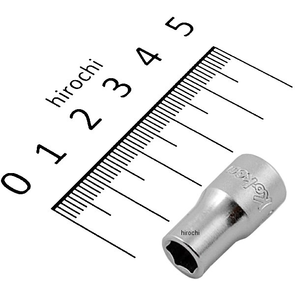 1/4インチsq 6角スタンダードソケット 6mm