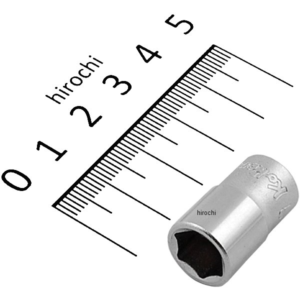 1/4インチsq 6角スタンダードソケット 9mm