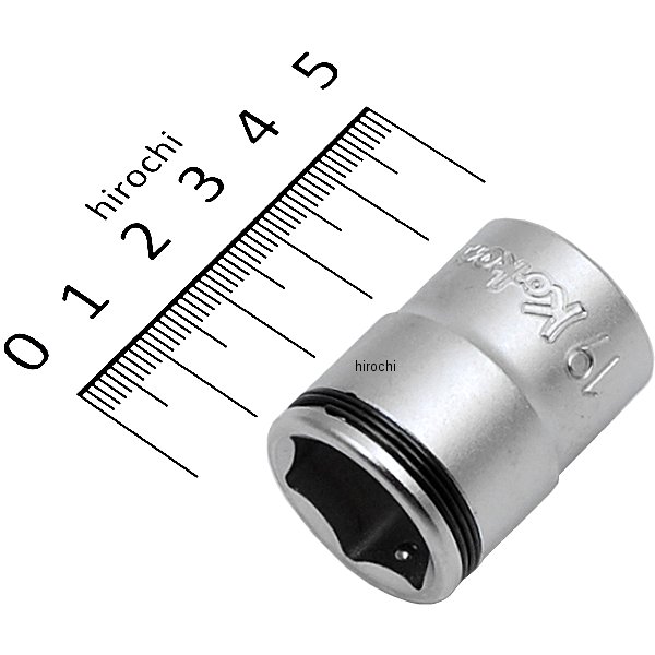 1/2インチsq ナットグリップソケット 19mm