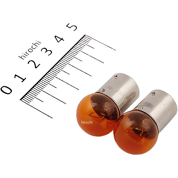 口金シングル球 6V10W ウインカー球 (オレンジ) (2個入り)