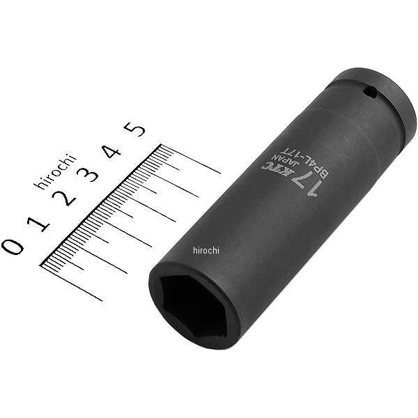 12.7sq インパクトレンチ用ソケット(ディープ薄肉) 17mm