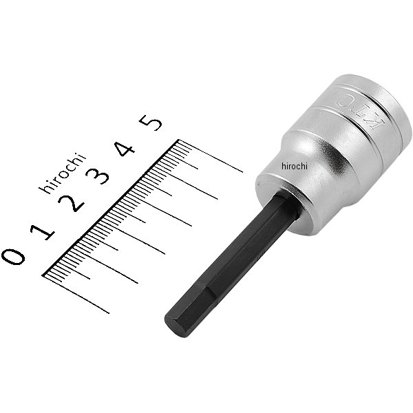 1/2"sqx6mm Hexビットソケット