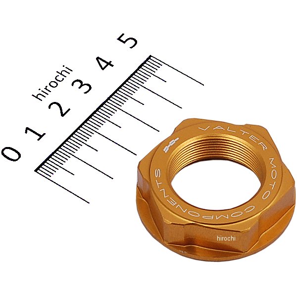 ステムナット 06年-11年 ZZR1400 Φ25xP1.00 ゴールド