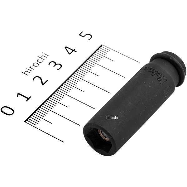 1/4インチsq インパクトディープソケット スライドマグネット付 8mm