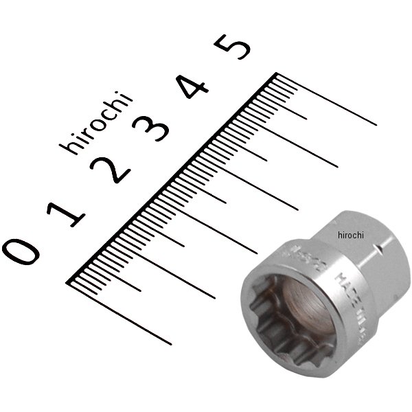 ベルトテンション調整レンチ用12角ソケット 12mm