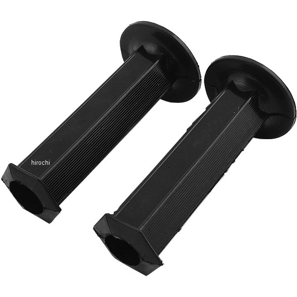 六角グリップ 貫通タイプ L130mm D34mm 黒