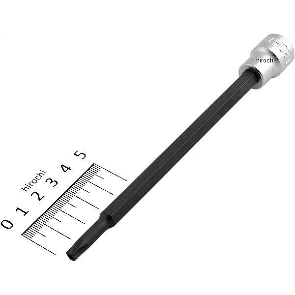 3/8インチsq トルクスビットソケット イジリ止め 全長160mm T30H