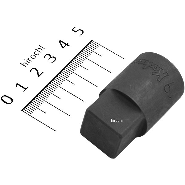 1/2インチsq ドレンプラグ用4角凸ソケット 19mm