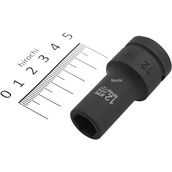 12.7sq インパクトレンチ用ソケット(セミディープ薄肉) 12mm