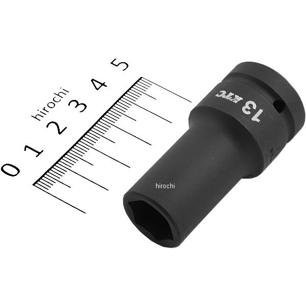12.7sq インパクトレンチ用ソケット(セミディープ薄肉) 13mm