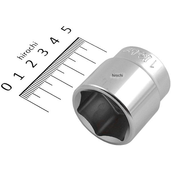 3/8インチsq 6角スタンダードソケット 1インチ