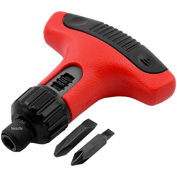 ビット収納型T型ラチェットドライバー