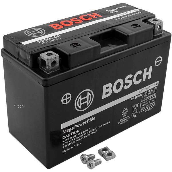 RBT9B-4-N  MFバッテリー 制御弁型 12V (液入り充電済)