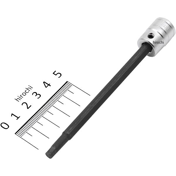 BT2-3/16L  京都機械工具 6.3sq ロングヘキサゴンビットソケット 3/16インチ