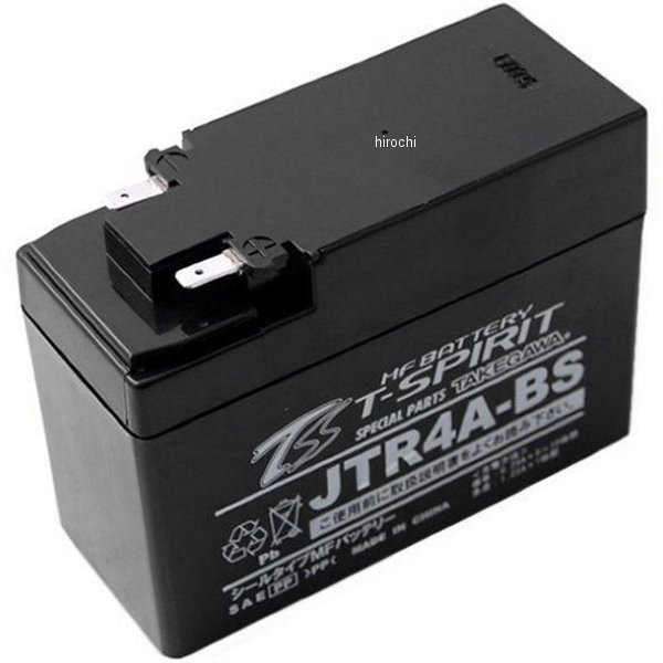 12VシールタイプMFバッテリー 汎用 JTR4A-BS
