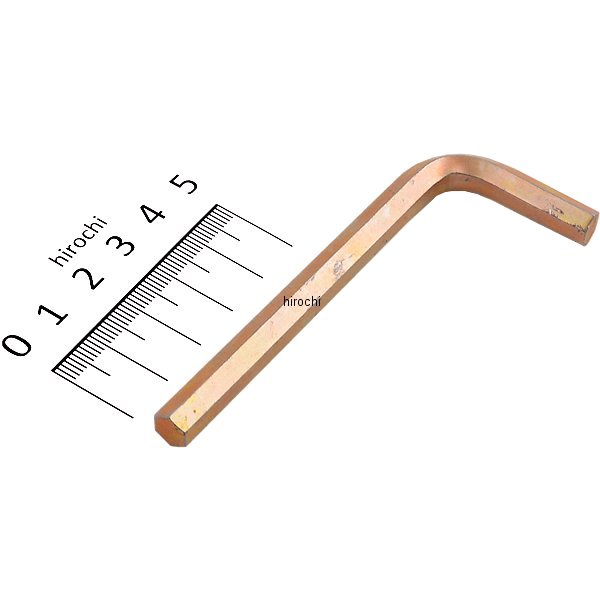 6角 L型 ロング レンチ ゴールド ミリサイズ 7mm