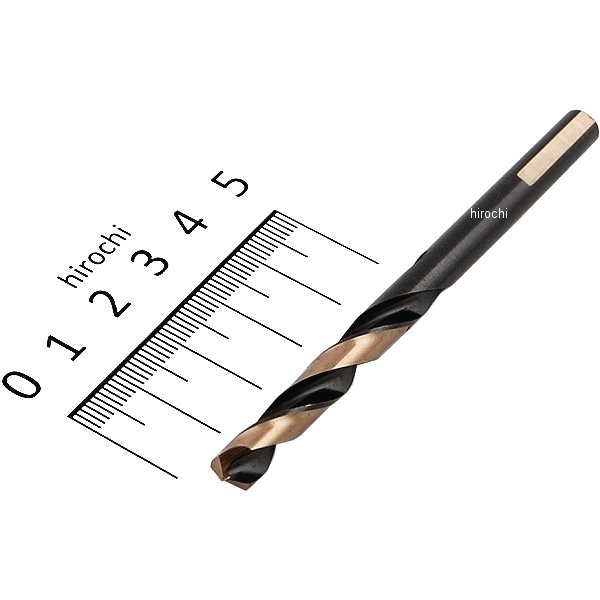 ハイスピードスチール メカニック ドリルビット 3フラットシャンク135° 1/4インチ